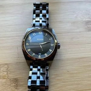 Nixon Women’s ‘Monopoly’ All Black/Crystal watch Nixon the monopoly watch - Gem main image 4